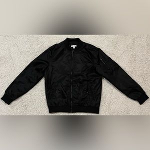 The Rail Black Bomber Jacket Size Large